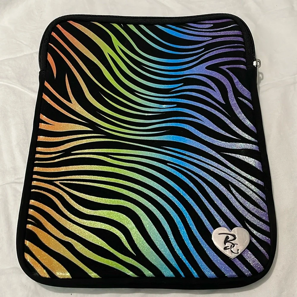 Rainbow Zebra Tablet Case